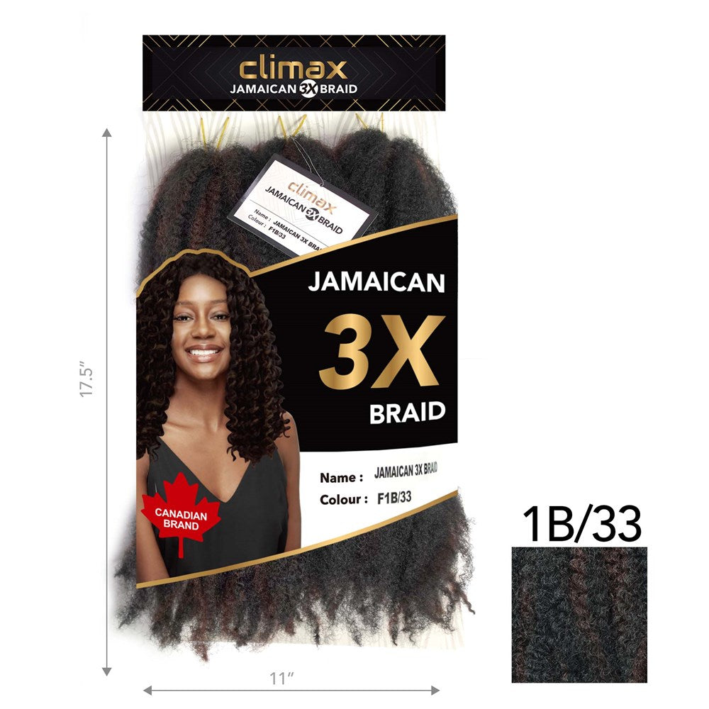 CLIMAX 3X Jamaican Braid 1B/33