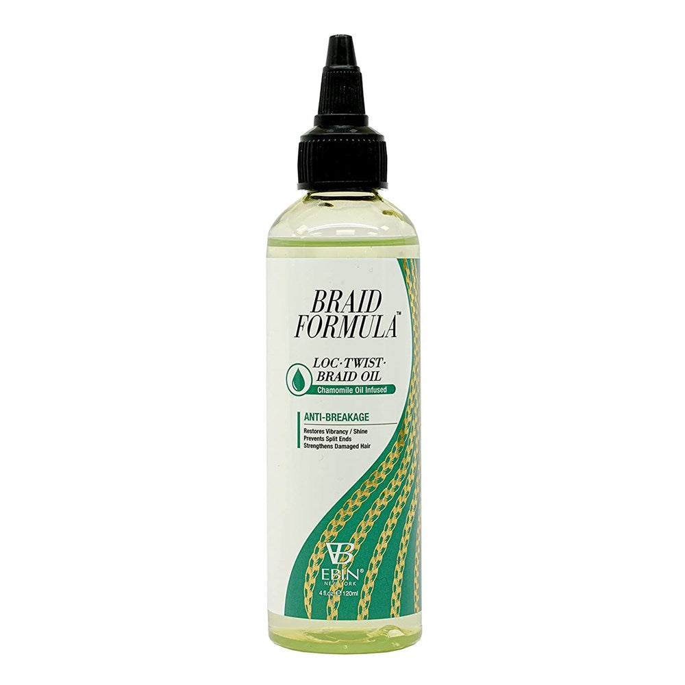 EBIN Braid Formula Loc, Twist, Braid Oil (4oz) - Anti Breakage