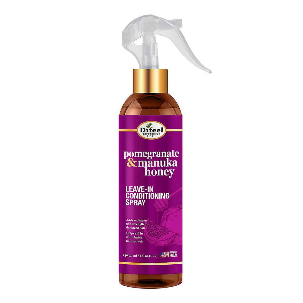 Difeel(Sunflower) Pomegranate & Manuka Honey Leave In Conditioning Spray (8oz)
