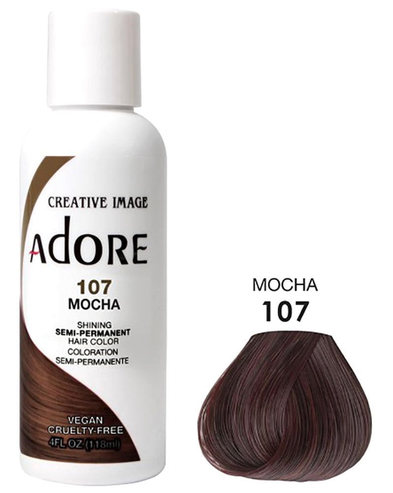 ADORE Semi Permanent Hair Color 107 Mocha