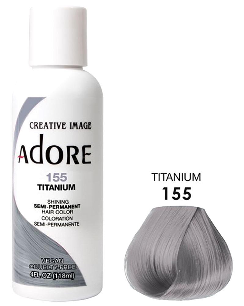 ADORE Semi Permanent Hair Color 155 Titanium