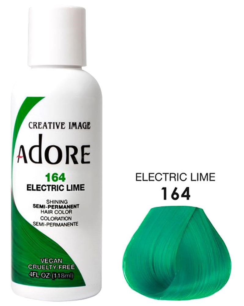 ADORE Semi Permanent Hair Color 164 Electric Lime