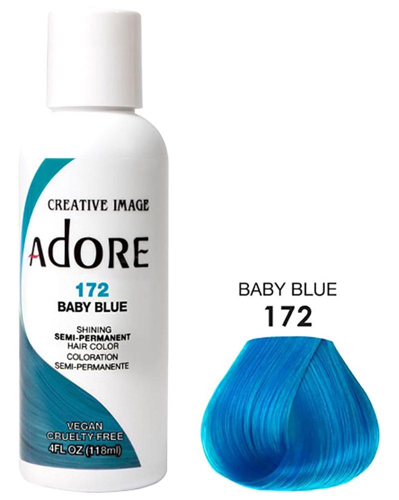 ADORE Semi Permanent Hair Color 172 Baby Blue
