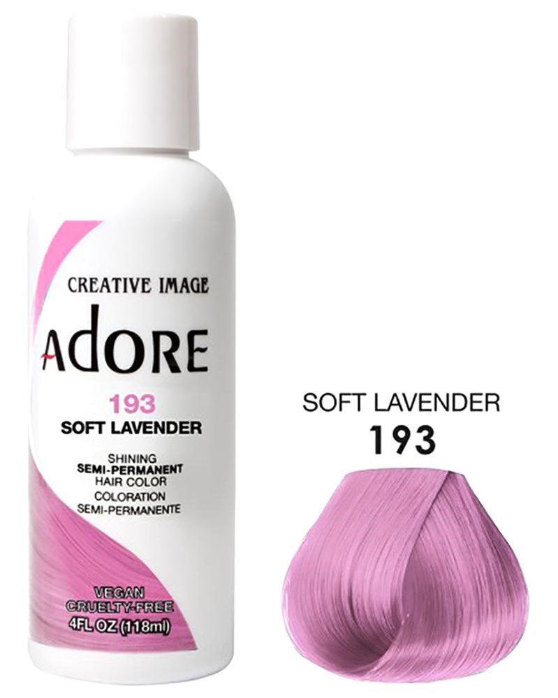 ADORE Semi Permanent Hair Color 193 Soft Lavender