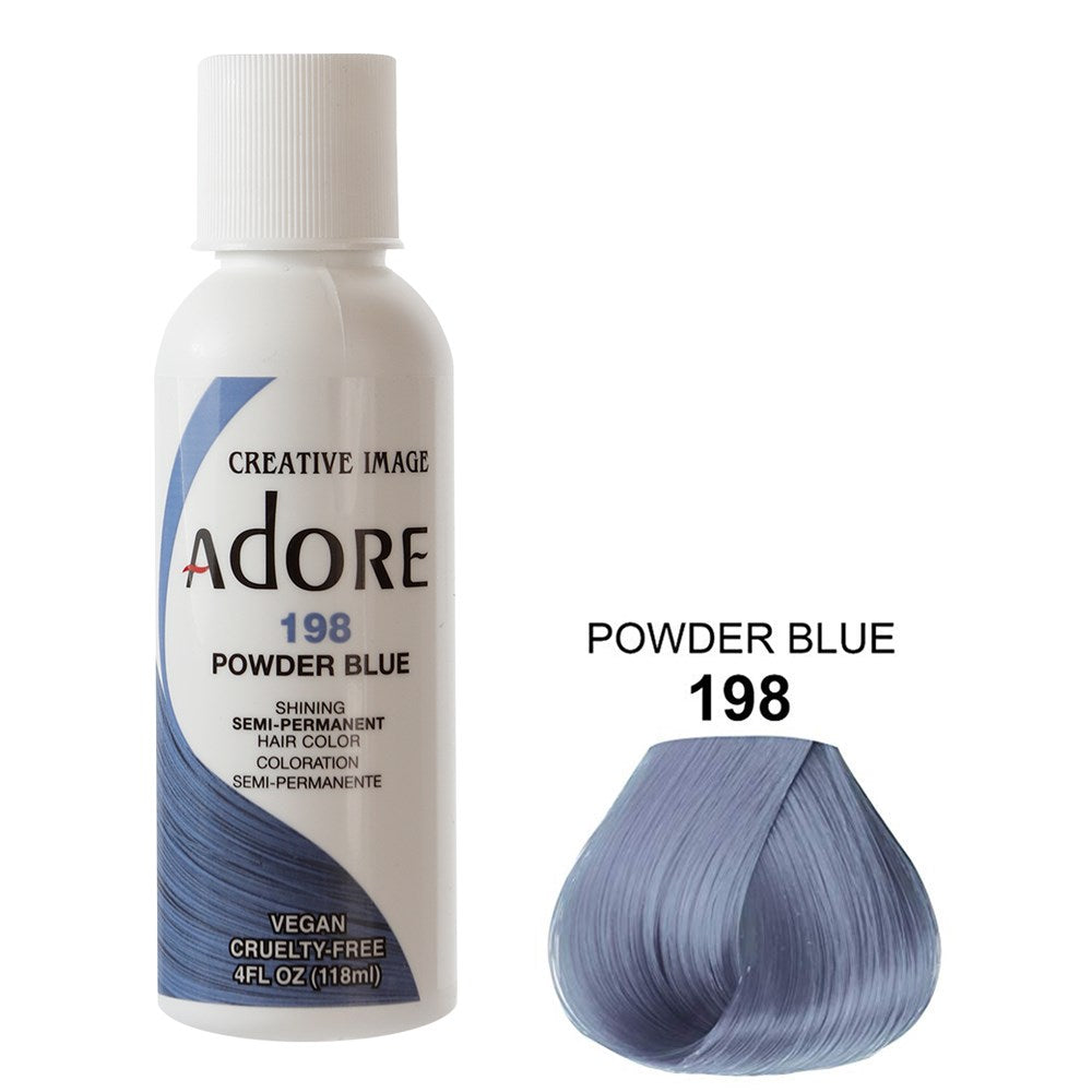 ADORE Semi Permanent Hair Color 198 Powder Blue