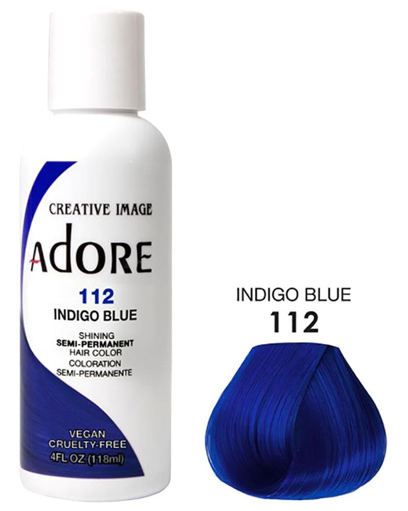 ADORE Semi Permanent Hair Color 112 Indigo Blue