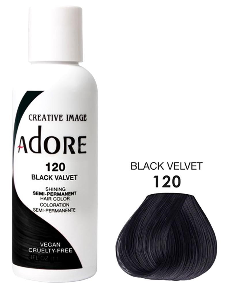 ADORE Semi Permanent Hair Color 120 Black Velvet