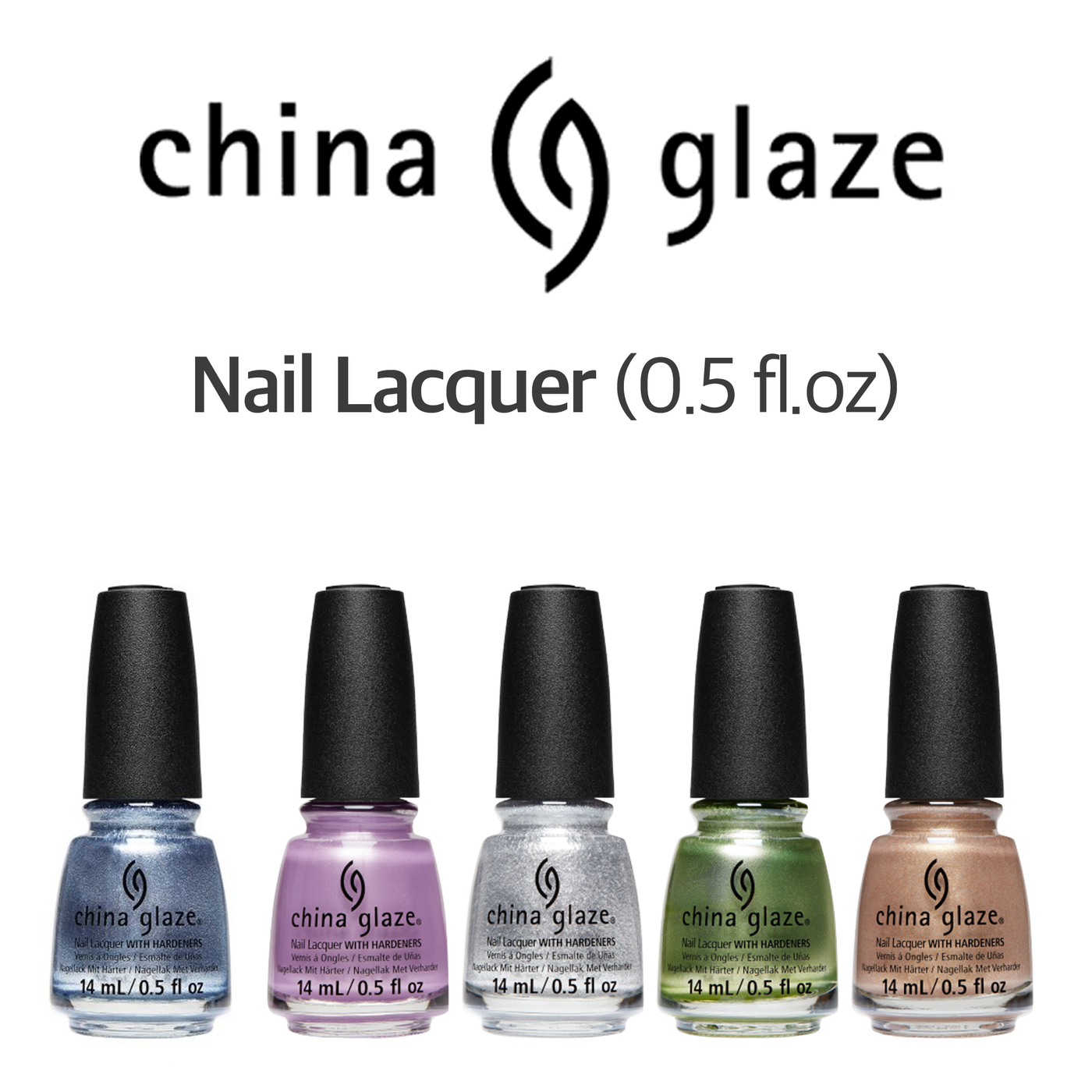 CHINA GLAZE Nail Lacquer (0.5 fl.oz/14ml)