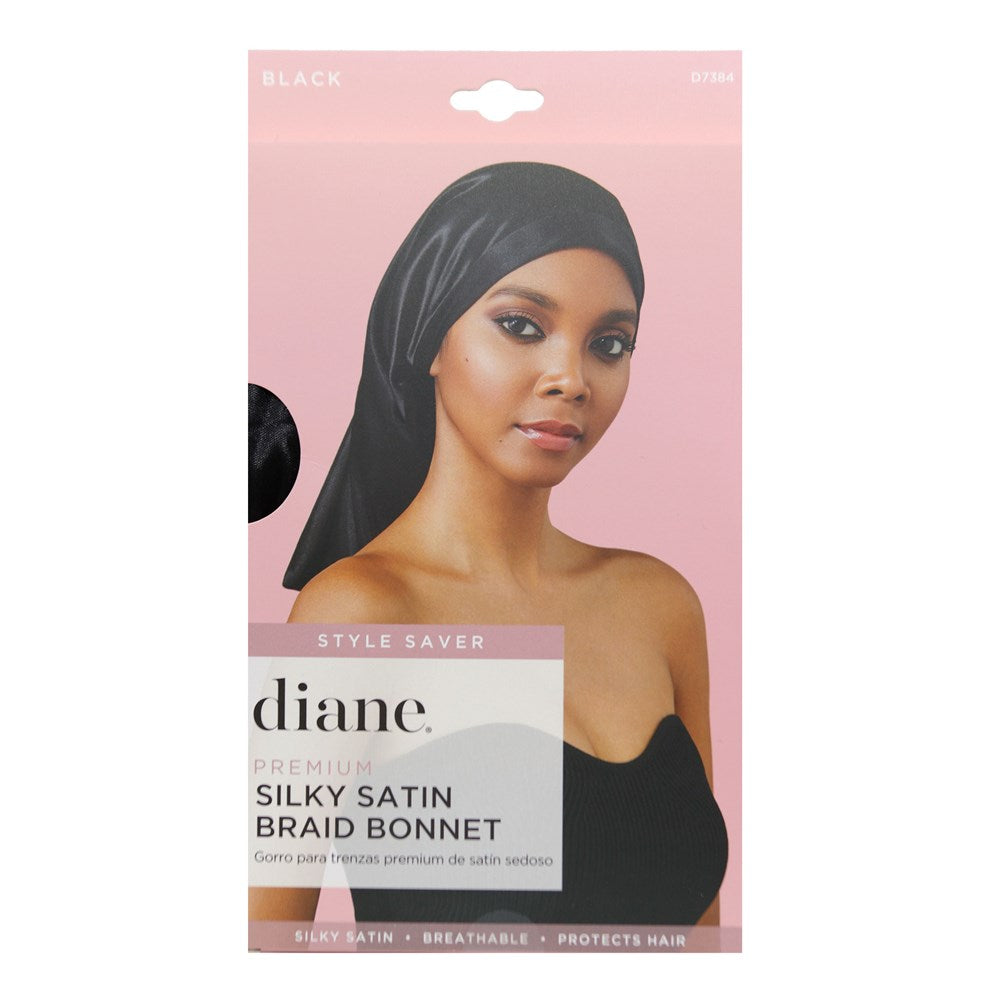 DIANE Premium Silky Satin Wrap Cap Black DIANE Premium Silky Satin Wrap Cap Black
