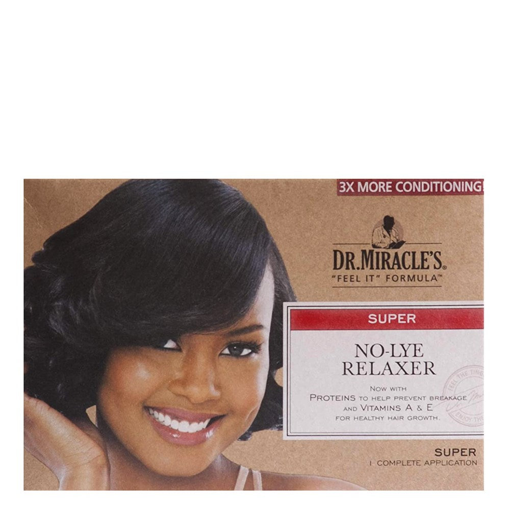 DR MIRACLES No-Lye Relaxer Kit Super