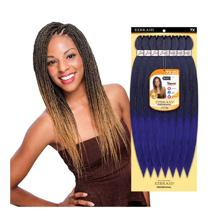 EZBRAID Professional 7X One & Done Pre-Stretched Braid (26inch)
