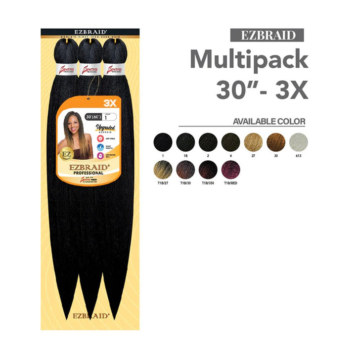 EZBRAID Professional 3X Pre-Stretched Braid (30inch)