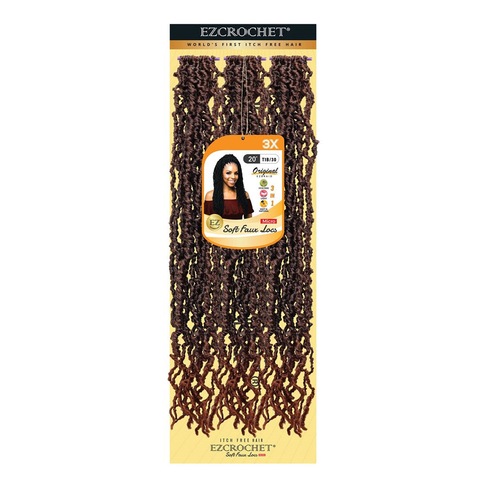 EZBRAID Ezcrochet 3X Soft Faux Locs Braid (20inch)