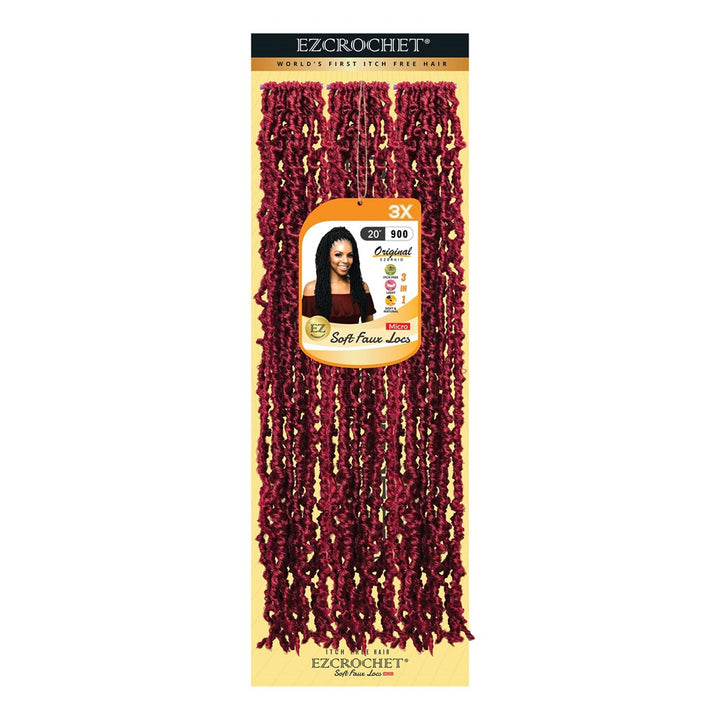 EZBRAID Ezcrochet 3X Soft Faux Locs Braid (20inch)
