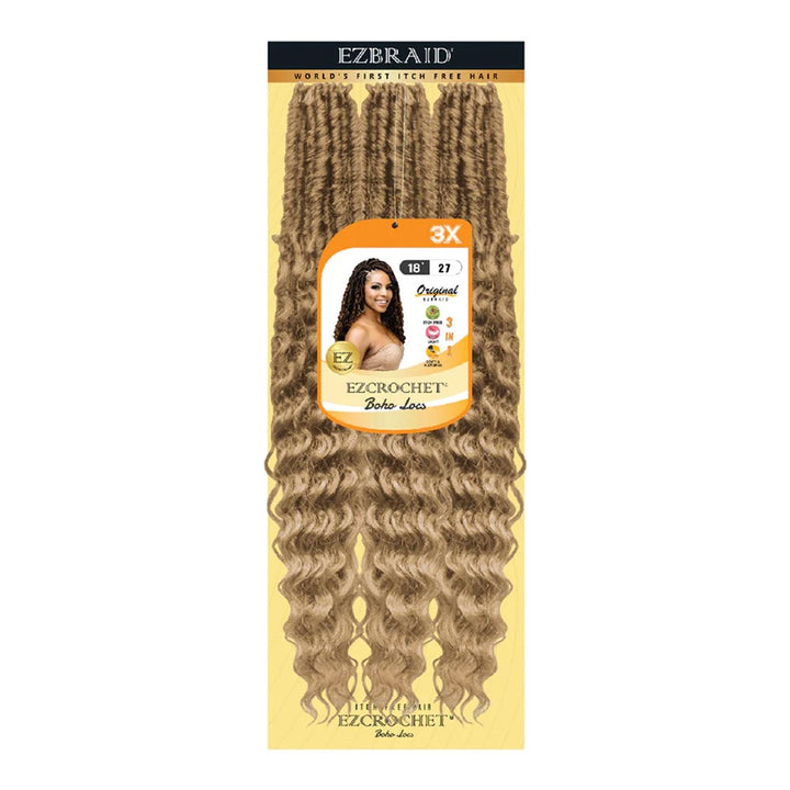 EZBRAID Ezcrochet 3X Boho Locs Braid (18inch)