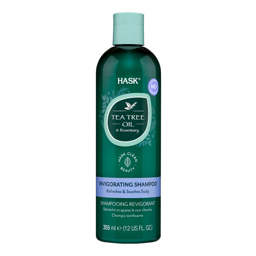 HASK Tea Tree Oil & Rosemary Invigorating Shampoo (12oz)
