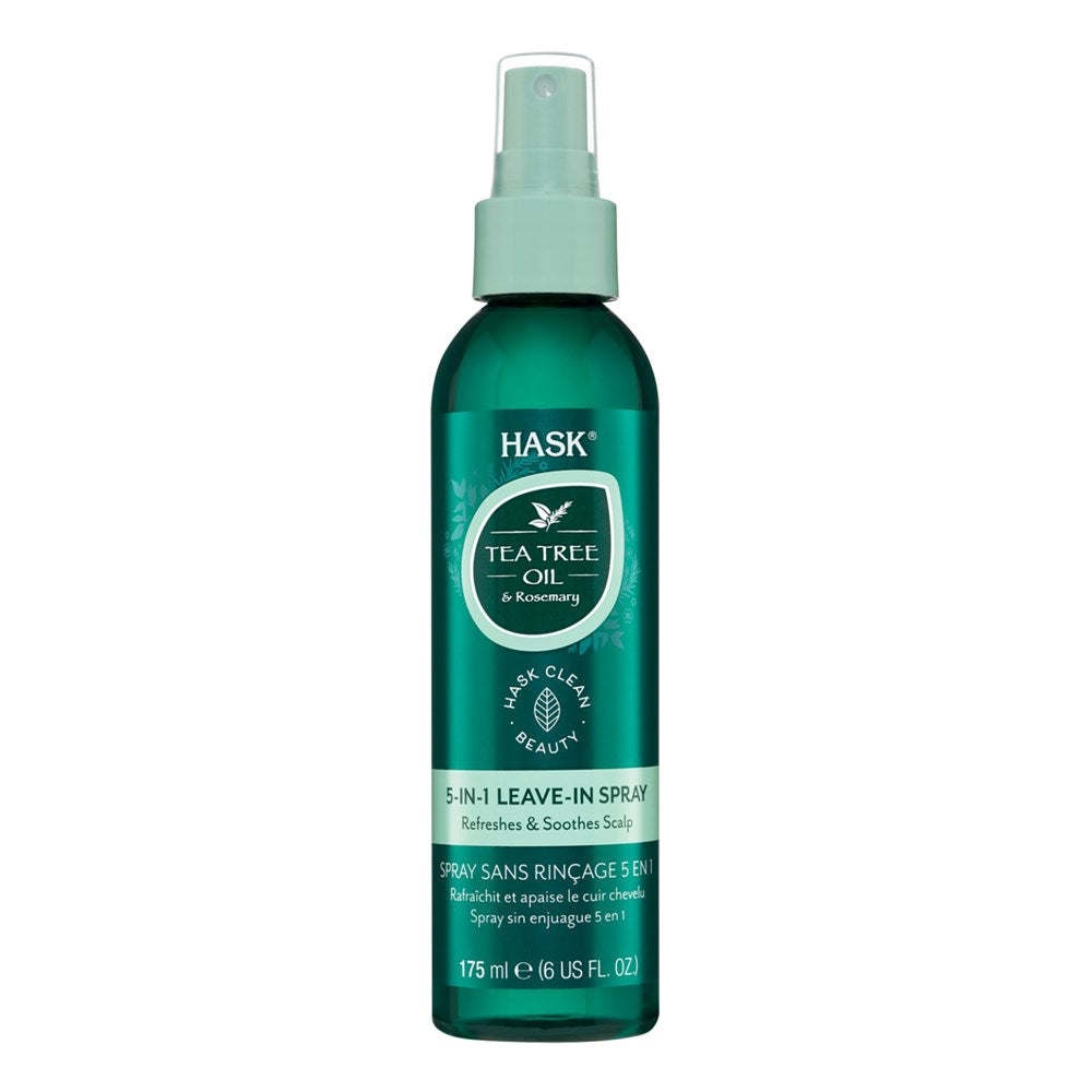 HASK Tea Tree Oil & Rosemary Invigorating 5-In-1 Leave-In Spray (6oz)