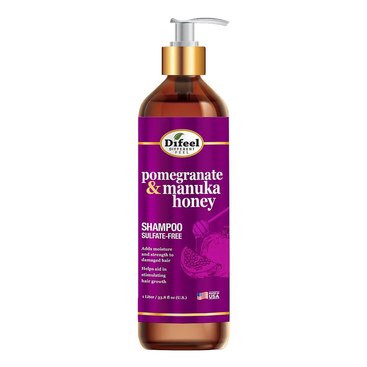 Difeel(Sunflower) Pomegranate & Manuka Honey Sulfate Free Shampoo