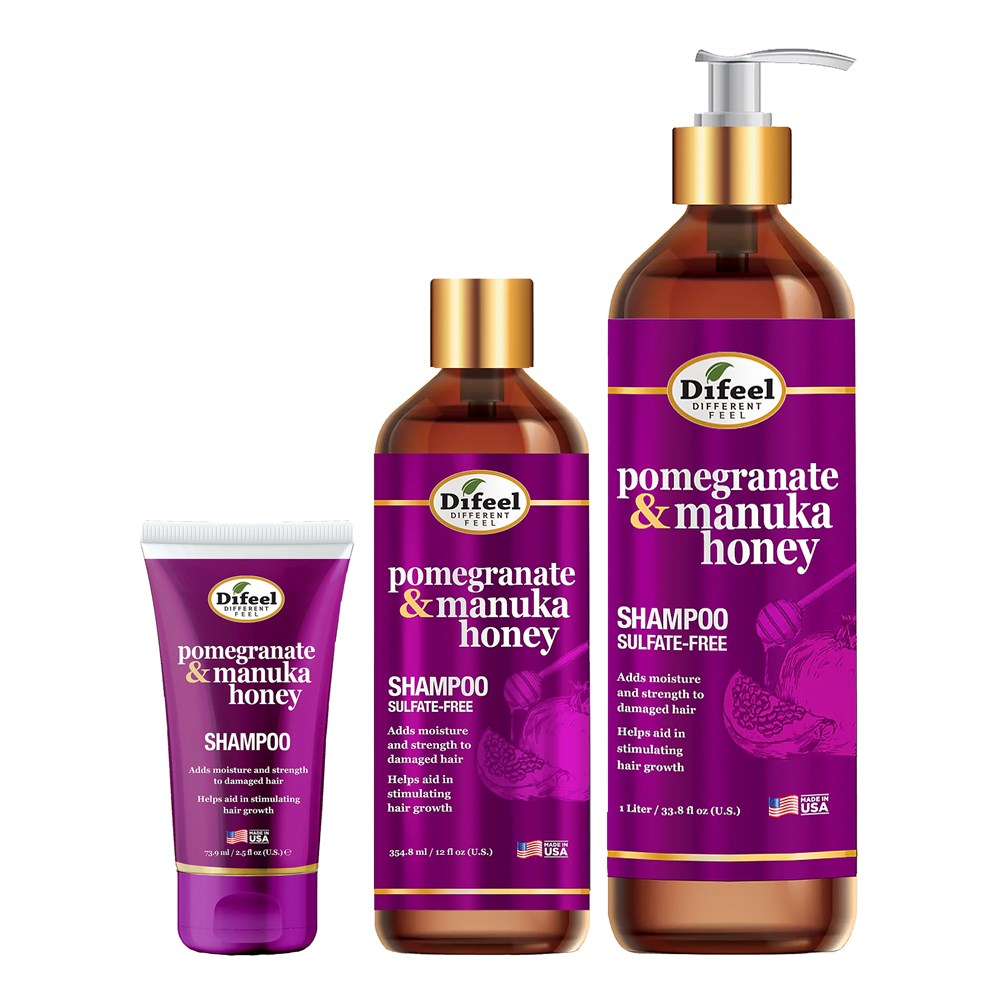 Difeel(Sunflower) Pomegranate & Manuka Honey Sulfate Free Shampoo