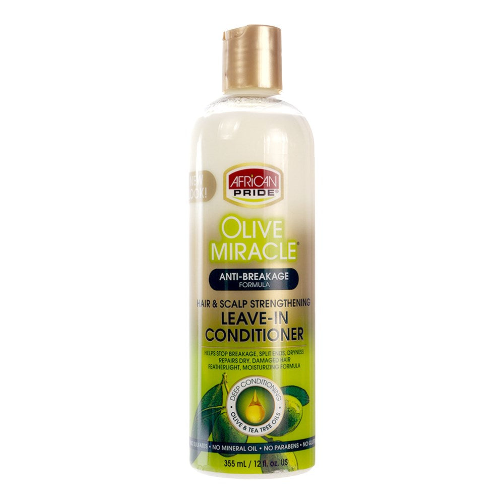 AFRICAN PRIDE Olive Miracle Leave-In Conditioner (12oz)