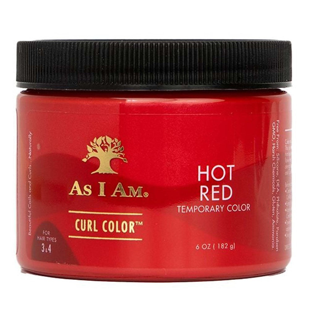 AS I AM Curl Color Temporary Color Gel (6oz) -Hot Red (EN)