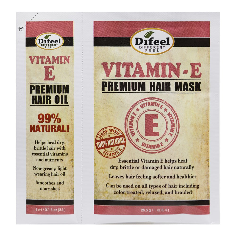 Difeel (Sunflower) Premium Hair Mask (1oz) & Hair Oil (0.1oz) Packet