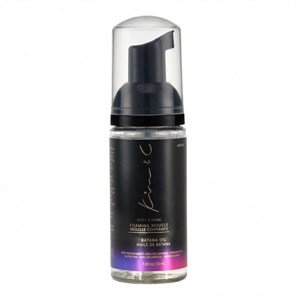 Kim & C Foaming Mousse 1.69oz - Batana Oil