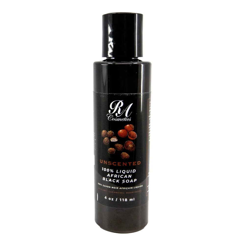 RA COSMETICS 100% Liquid Black Soap (4oz)