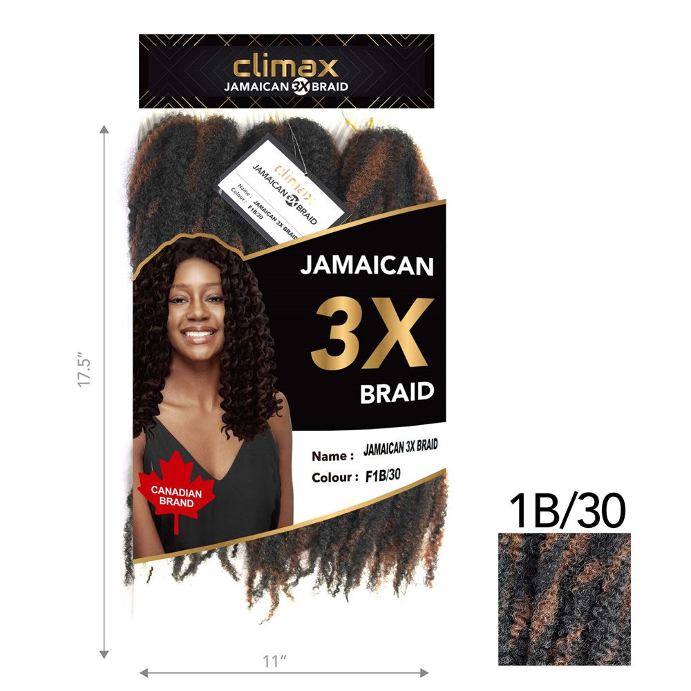 CLIMAX 3X Jamaican Braid 1B/30