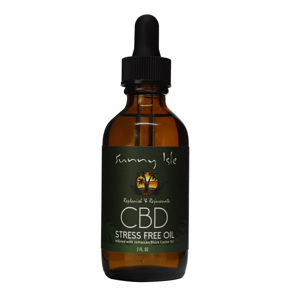 SUNNY ISLE Jamaican Black Castor CBD Stress Free Oil