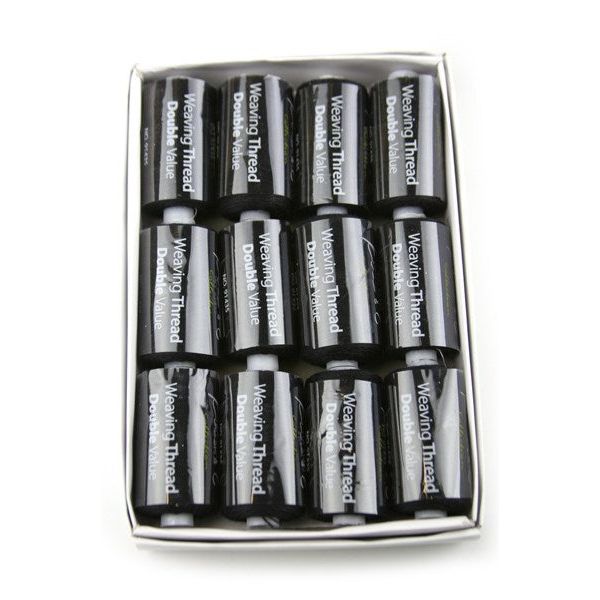 KIM & C Cotton Weaving Thread (Double Size, 12pcs)