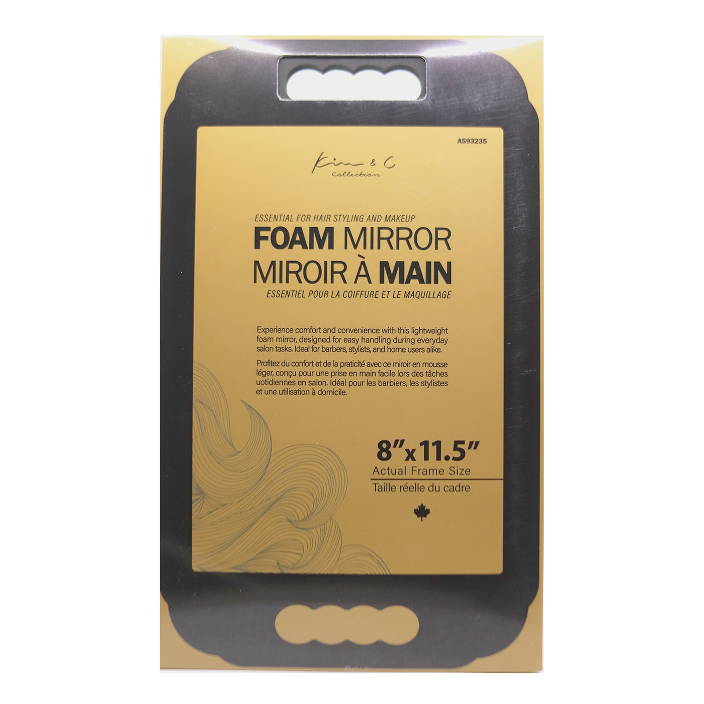 KIM & C Foam Mirror (8" x 11.5")