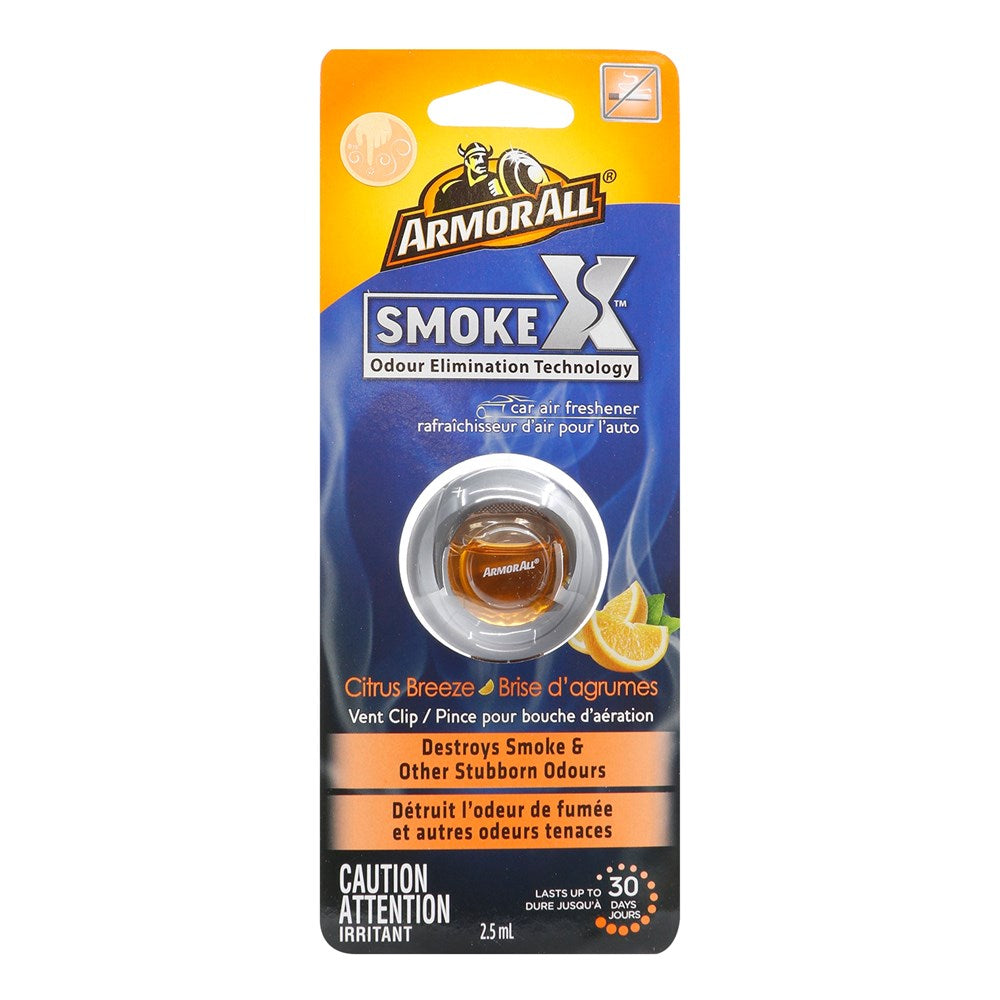 ARMOR ALL Car Air Freshener Vent Clip (2.5ml) Smoke X Citrus Breeze