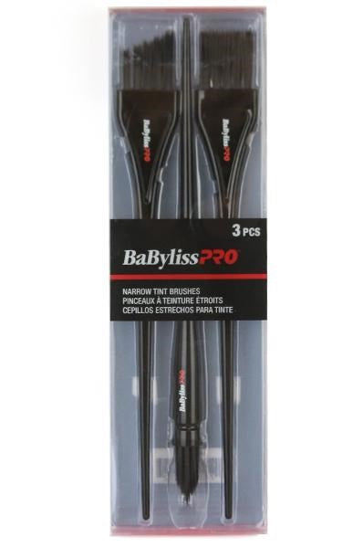 BABYLISS PRO 3pcs Narrow Tint/Dye Brush[Angled/Pointed/Straight] #BES403UCC