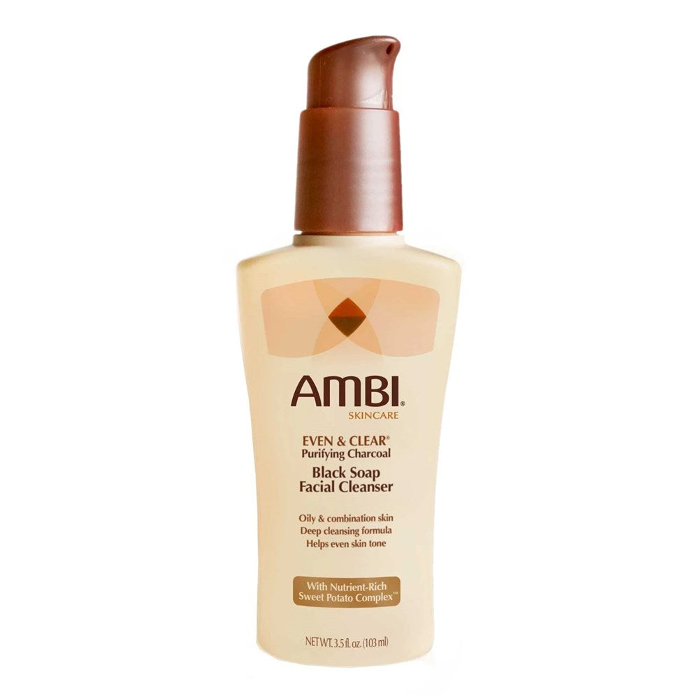 AMBI Even & Clear Black Soap Facial Cleanser