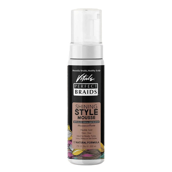 VITALE PERFECT BRAIDS Shining Style Mousse (8oz)