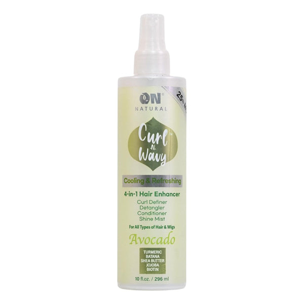 ON NATURAL Curl & Wavy Avocado 4 In 1 Hair Enhancer