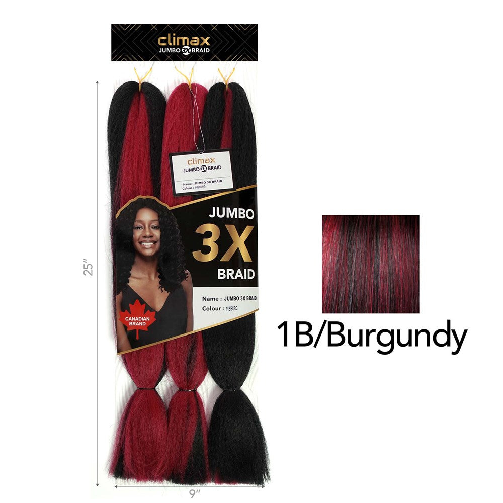 CLIMAX 3X Jumbo Braid 1B/Burgundy