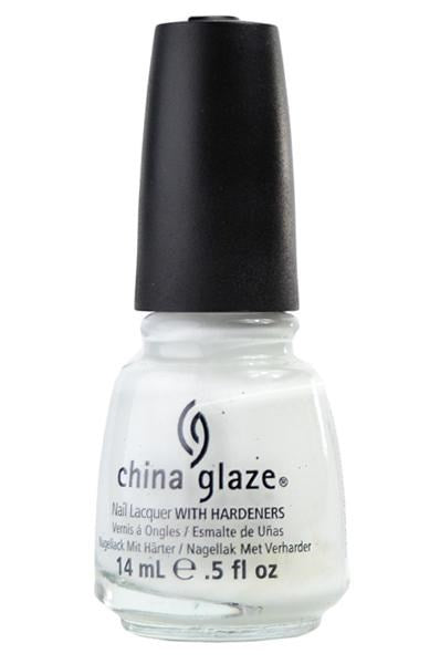 CHINA GLAZE Nail Lacquer Whit on White #70255