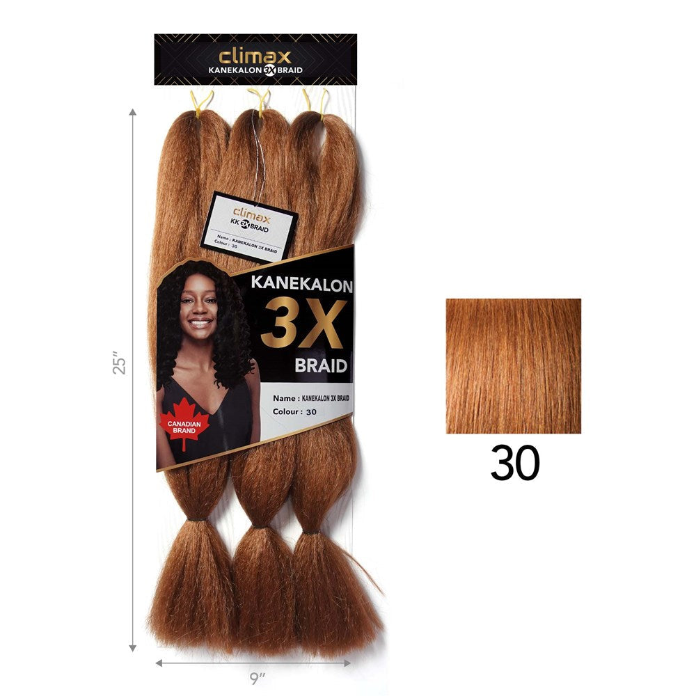 CLIMAX 3X Kanekalon Braid 30