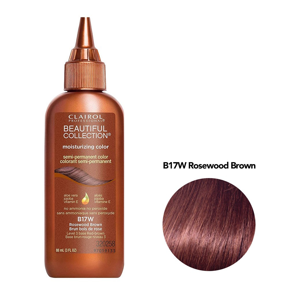 BEAUTIFUL COLLECTION Hair Color B17W Rosewood Brown