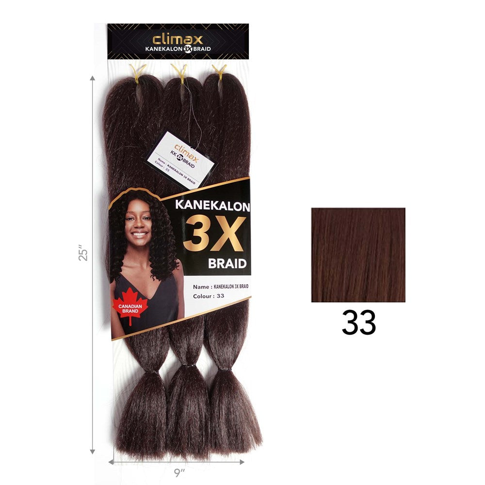 CLIMAX 3X Kanekalon Braid 33