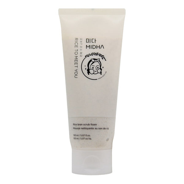 MIDHA Rice Bran Scrub Foam (5.07oz)