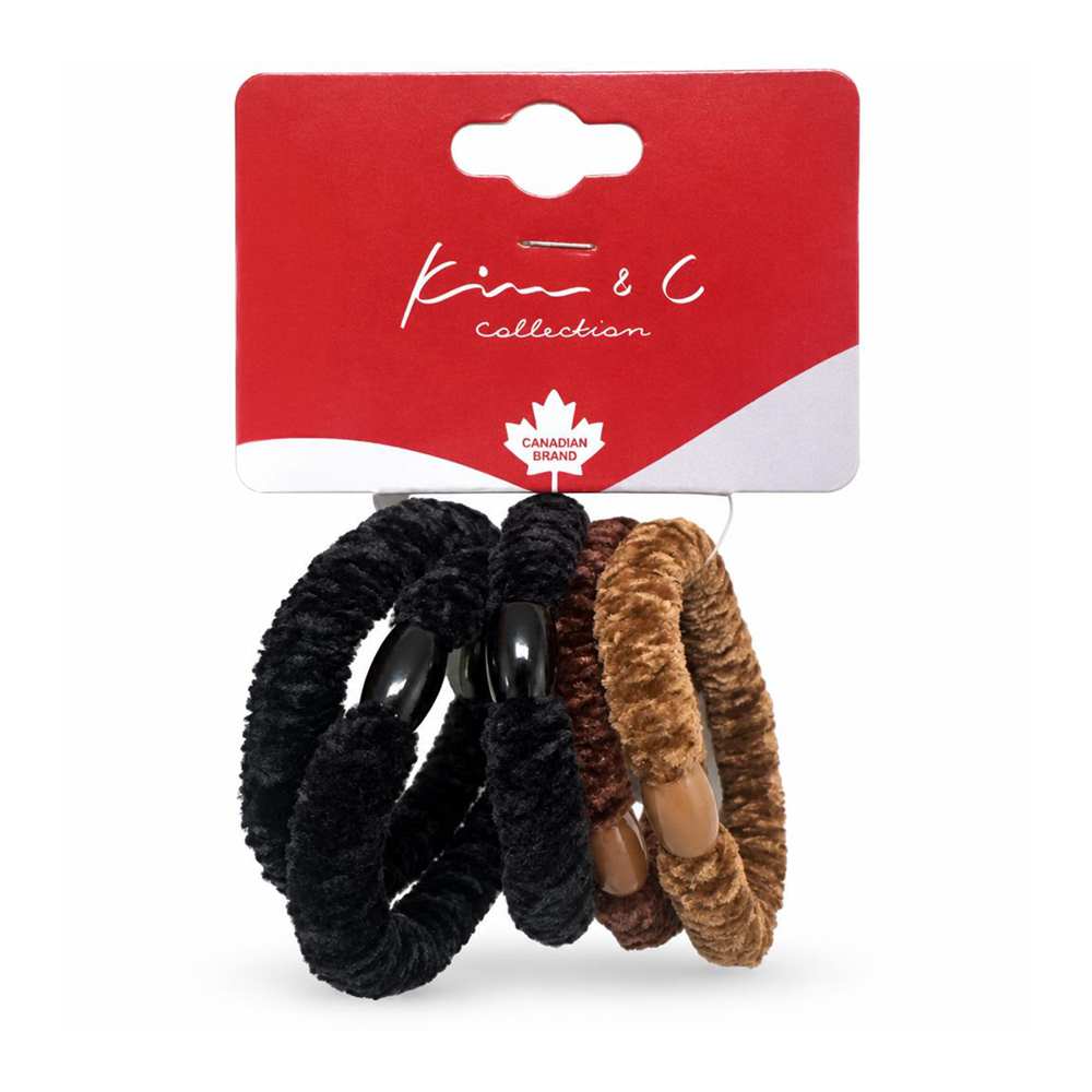KIM & C Soft Velvet Elastic Hair Band - Assorted