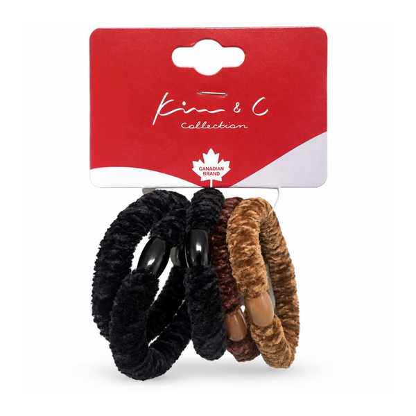 KIM & C Soft Velvet Elastic Hair Band - Assorted