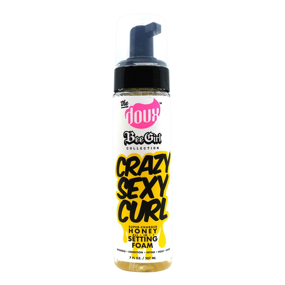 THE DOUX Bee Girl Crazy Sexy Curl Setting Foam - 7oz