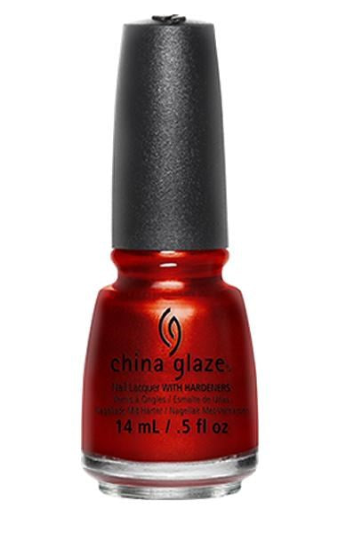 CHINA GLAZE Nail Lacquer Red Pearl