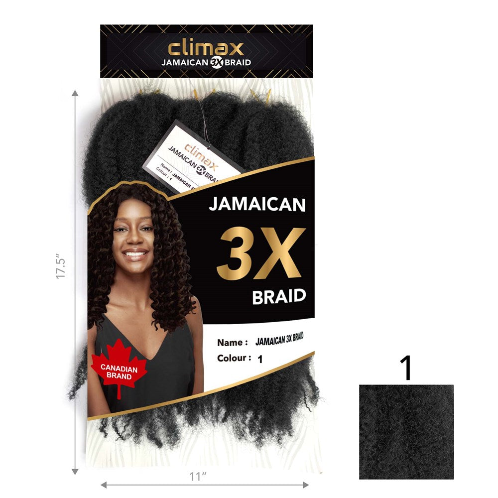 CLIMAX 3X Jamaican Braid 1