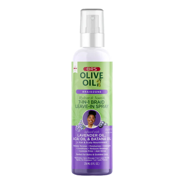 ORS Olive Oil Braidzone 7 In 1 Braid Leave In Spray (8oz)
