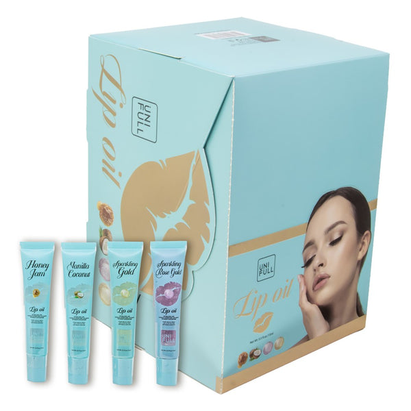 UNI FULL Lip Oil Mint Set (15ml, 4 Flavors X  6 Each)